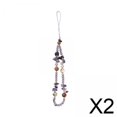 thumbnail image 1 of Cordón para teléfono con dije,Cordón con dije para teléfono móvil Correa con dije para teléfono,Correa de muñeca con cordón para teléfono con cuentas universal,Cadena creativa para, 1 of 8