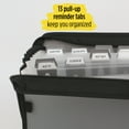 thumbnail image 4 of (3 pack) Five Star 13-Pocket Expanding File with Reminder Tabs, 8 1/2" x 11", Gray, 4 of 10