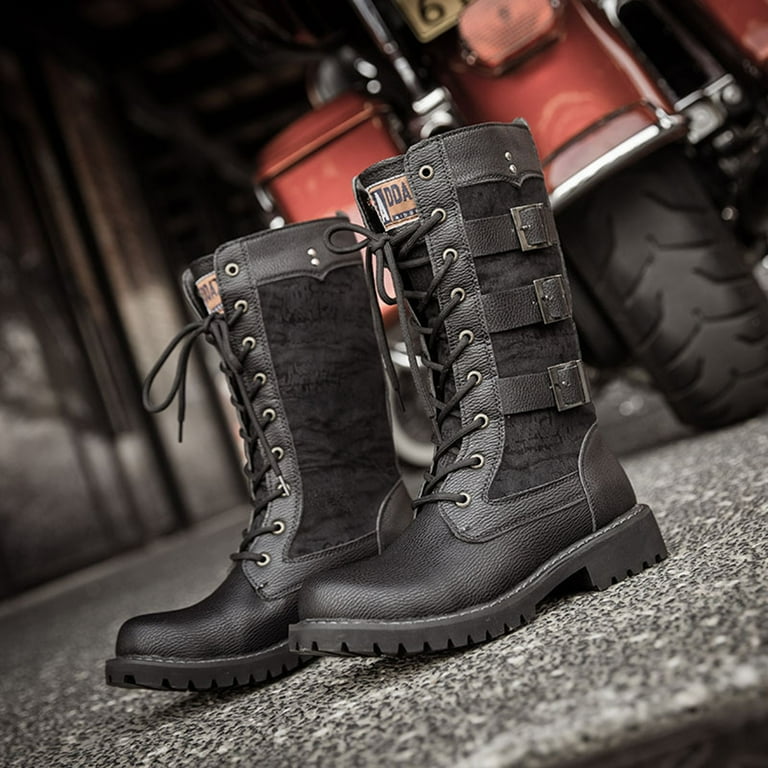 Tejiojio Clearance Fashion Hasp Lacing Thick-soled Large Tejiojio Clearance Fashion Hasp Lacing Thick-soled Large