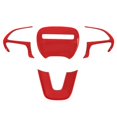 thumbnail image 1 of Red Steering Wheel Cover Trim for Jeep Dodge Charger, 1 of 5