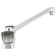 thumbnail image 3 of Dura Faucet Robinet DF-PK600S-CP Utilisé pour Cuisine; Pièce Unique Montage sur Pont de 8 Pouces; 2 Poignées en Acrylique Fumé; Chromé/plastique; Application à 2 Trous; Valve à Cartouche Sans Lave-Vaisselle, 3 of 5