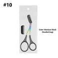 thumbnail image 1 of Xihbxyly Tijeras para Cejas, Recortador de Precisión de Acero Inoxidable, Mango Ergonómico Antideslizante, Diseño de Peine Protector, Perfectas para Dar Forma a Los Esfuerzos de Cuidado Personal, Reg, 1 of 6