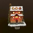 thumbnail image 1 of Ready For The Season Snow Covered House Shaped Night Light, 1 of 2