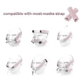 thumbnail image 3 of 4-Packs Satin CPAP Strap Covers, CPAP Strap Comfort Pads, CPAP Face Pads, Comfortable CPAP Supplies, 3 of 5