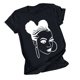 thumbnail image 1 of Tops de Manga Corta de las Mujeres, Cuello Redondo Impreso, Camiseta de Manga Corta para las Mujeres, 1 of 4