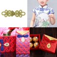 thumbnail image 2 of Ywmsfl Sewing Closure Buttons Chinese Knot Gold Silk Fasteners for Tang Suit Dance National Dress Chinese Cheongsam Ornaments, 2 of 9