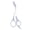 C, variant on B Eyebrow Trimming Scissors With Detachable Comb Washable