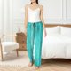 thumbnail image 4 of Balery Turquoise Wooden2 Pantalones de pijama para mujer, pijamas ultraligeros, pantalones de estar por casa-Small, 4 of 6