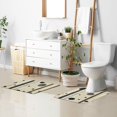 thumbnail image 6 of Yayeee Bath Rug for Bathroom Floor Non Slip Rectangle Fluffy Soft Absorbent Mat, 16"x24", Stripes Pattern, 6 of 7