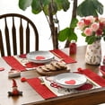 thumbnail image 2 of Ensemble de 4 Sets de table Réutilisables pour Décoration de table de Cuisine de la Saint-Valentin, 2 of 5