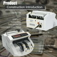 thumbnail image 4 of Tereitr Money Counter Machine with Value Count, UV/MG/IR Counterfeit Detection Function Cash Counter, Digital Display, Mix Denomination Counting for Supermarket, 4 of 8
