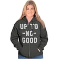 thumbnail image 4 of Up To No Good Wizard Map Funny Nerdy Zip Up Hoodie Men's Women's Brisco Brands 4X, 4 of 6