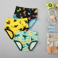 thumbnail image 2 of Coerni Girls and Toddler Underwear, 3 Pack Kids Baby Boys Soft Triangle Cotton Cartoon Cute Underwear Large Cotton, 2 of 5