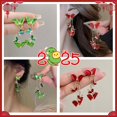 thumbnail image 3 of Wmool Long Butterfly Earrings Year Gift Earrings Decor Exquisite Earrings A9O, 3 of 8