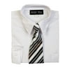 Boys Long Sleeve Dress Shirt with Windsor Tie