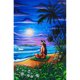 thumbnail image 1 of Pintura de taladro de diamante (DE1803) Luna y mujer Kit completo de imagen redonda de bricolaje 5D Craft 30x40cm FLhrweasw Nuevo, 1 of 1