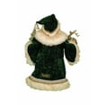thumbnail image 2 of Karen Didion Originals Lighted Woodland Emerald Santa Figurine, 17 Inches, 2 of 2