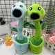 thumbnail image 4 of Plants vs Zombies Toys Plush Peas Wombo Girasol Muñeca Swing Shooter (Verde) Sincero Electrónica, 4 of 5