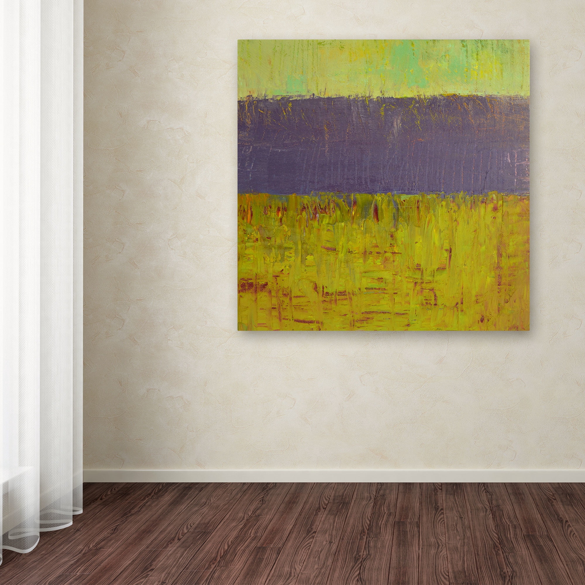 Trademark Fine Art "Highway Series Lake" Canvas Art by Michelle Calkins