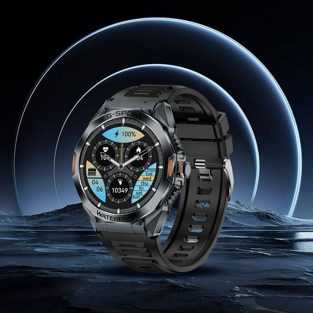Wzzjkit Sports Watch Bracelet Advanced Bluetooth Calling and Extra Long Battery Life Customised Dials with Multiple Patterns 1.46-inch Display