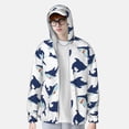 thumbnail image 2 of Balery Cute Shark Sudadera ligera de manga larga con capucha y protección solar UPF 50+ para hombre y mujer, ideal para pesca y running-X-Large, 2 of 7
