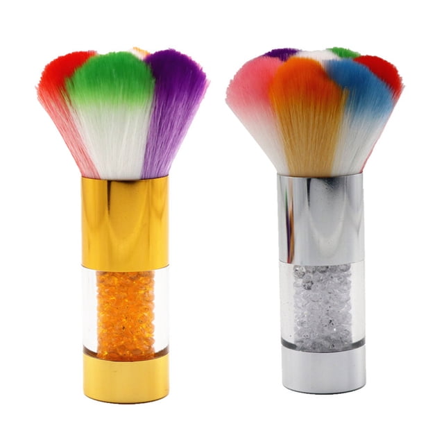 Miangastore Makeup Brushes Blusher Brushes Assorted Color 2Pcs 4.52X2.36X2.36Inch