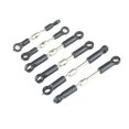 thumbnail image 1 of 6Pcs/Set Steel Servo Linkage Pull Rod Remote Control 1/14 Toy Truck Replaceable Model Vehicle Short Long Tie Rods Upgrade Parts Repairing Accessories, 1 of 9