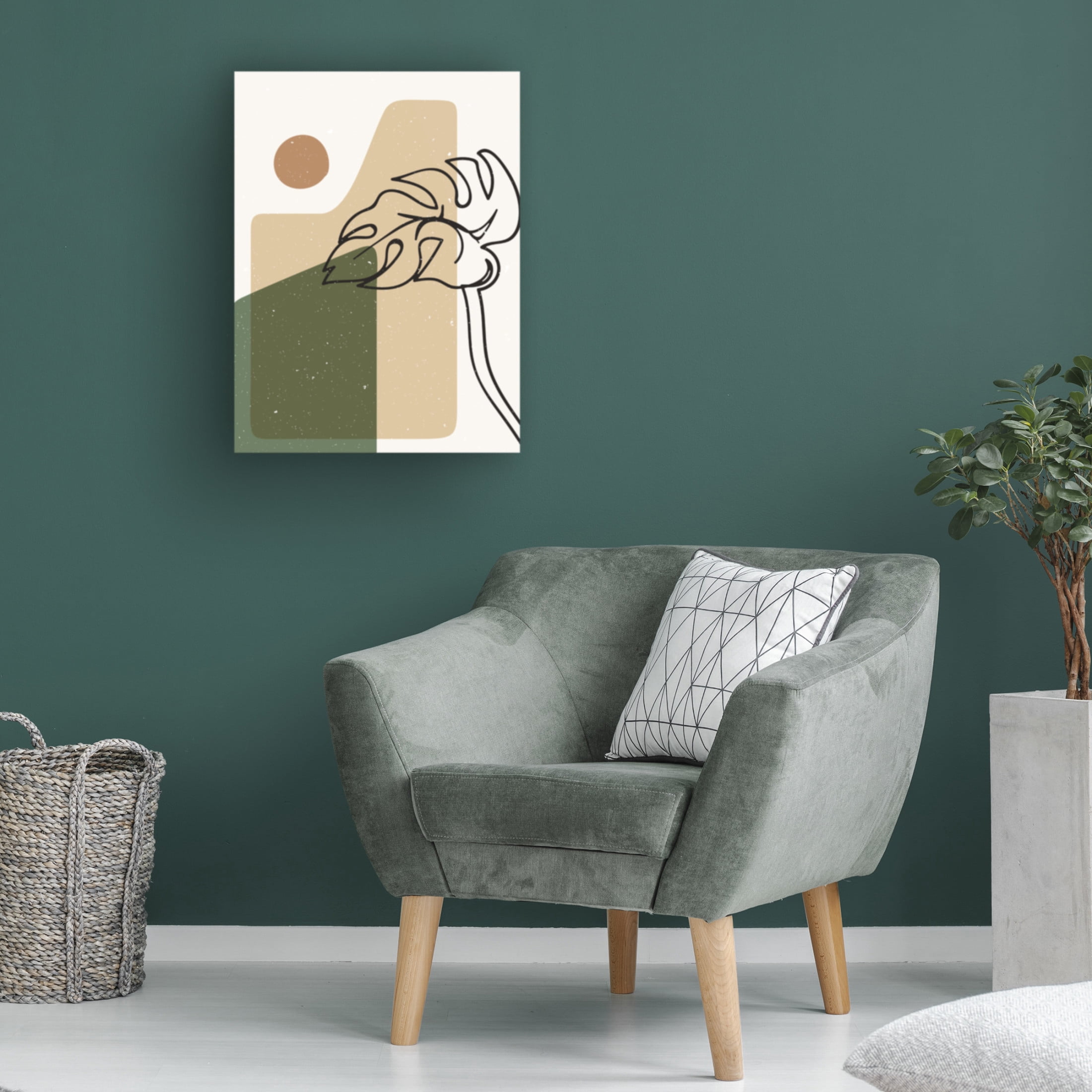 Trademark Fine Art NKTN   Abstract composition 20 Canvas Wall Art