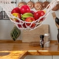 thumbnail image 4 of LOLIPPYY 2pcs Macrame Fruit Hammock for Kitchen with Cotton Rope and Space Saving, 4 of 7