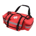 thumbnail image 4 of Bolsa de almacenamiento de primeros auxilios vacía con divisor extraíble, organizador de medicamentos, médica rojo, 4 of 9