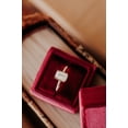 thumbnail image 4 of SOLITAIRE JEWELS 1.CT Emerald Moissanite Diamond Solitaire Engagement Ring 14K White Gold, 4 of 7