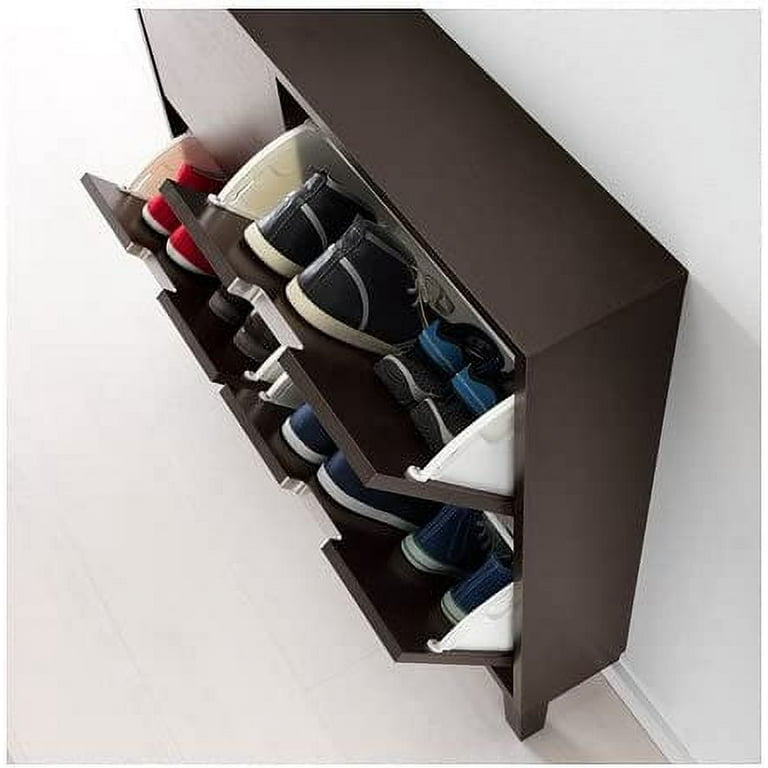 SKOSTALL Shoe organizer, black, 4 ¼x7 ½x10 ¾ - IKEA