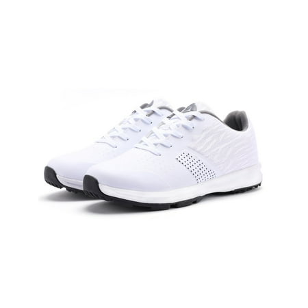 

SIMANLAN Spikeless Waterproof Mens Golf Shoes - Comfort Golf Footwear Professional Sneakers Size 6.5-13