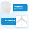 thumbnail image 5 of FDW Adjustable Female Dress Form Sewing Mannequin, 50-63" Waist, White, Wooden Tripod Stand, 5 of 7