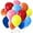 Assortment, variant on PMU 12 Pcs 11 Inch assorted colors Balloons for Birthdays Engagements, Weddings Christmas Anniversaries, Baby Showers & Party Backdrop Favors - Supplies Pkg/12