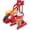 Red, variant on Manual Cast Iron Juicer, Commercial Lemon Squeezer, Professional Citrus Juicer, Ideal for Extracting Juice From Lemons, Oranges, and Grapefruits. Easy to Clean. (Orange)