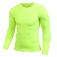 thumbnail image 5 of Autumn Spring Men Long Sleeve Sports Compression Basketball Running Tops Tight T Shirts Fast Drying Fitness GYM Base Layer Tops, 5 of 6