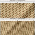 thumbnail image 2 of Soimoi Beige Cotton Poplin Fabric Dot & Coconut Fruits Print Sewing Fabric Yard 56 Inch Wide, 2 of 7
