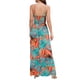 thumbnail image 4 of Lucakuins - Vestido largo de verano para mujer, sin mangas, sin espalda, cuello en V profundo, bohemio, floral Lucakuins  moda, 4 of 9