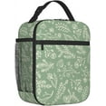 thumbnail image 2 of Sage Green Lunch Box for Adults Women Men Botanical Herbs Plants Lunch Bag Cooler Tote Reusable Insulated Lunch Bag Container Gifts for Office Picnic Travel Work, 2 of 6