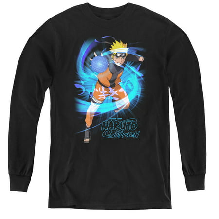 Naruto Shippuden - Energy Blast - Youth Long Sleeve Shirt - Small