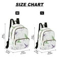 thumbnail image 2 of FORMRS Mini Backpack Purse for Women Travel Daypack Casual Shoulder Bag, Purple Birds, 2 of 7
