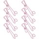 thumbnail image 4 of 10 pinzas de acero inoxidable para ropa, ganchos de metal de cola larga con ganchos para cocina., 4 of 8