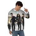 thumbnail image 4 of The Twilight Saga Men's Hoodie With Color Drawstrings Sweatshirt Hooded Pullover Print Winter Coat Jacket 3x-Large, 4 of 9