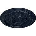 thumbnail image 3 of 38 3/8"OD x 2 7/8"P Oslo Ceiling Medallion (Fits Canopies up to 7 5/8"), Hand-Painted Midnight Dream, 3 of 6