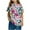 Pink, variant on Atogsazn Children's Girl Floral Tshirt Kids Casual Flowy Short Sleeve T-shirt Summer Clothes Top for Girls Pink 5-6 Years