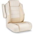 thumbnail image 3 of NORTHCAPTAIN Premium Reclining Pontoon Captain's Chair Boat Bucket Seat with Armrest,Ivory/Beige, 3 of 4