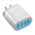 thumbnail image 1 of USB Charger ,4 Ports Fast Charging Wall Mobile Phone Charger,Quick Charge 3.0 USB Charger Universal Adapter For Cell Phone ,Multi-Device Charger, 1 of 6