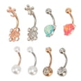 thumbnail image 3 of Body Belly Button Rings,8 Pcs Belly Button Navel Rings Navel Belly Rings Built to Last, 3 of 8