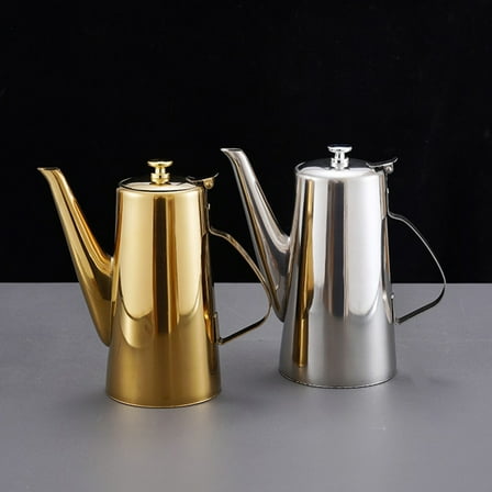 LOLIPPYY Coffee Brewing Stainless Steel Kettle Golden for Kitchenware 1Pcs